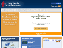 Tablet Screenshot of holyfamilyca.org